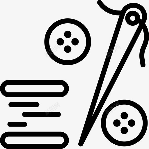 裁缝爱好7直系图标svg_新图网 https://ixintu.com 爱好 直系 裁缝