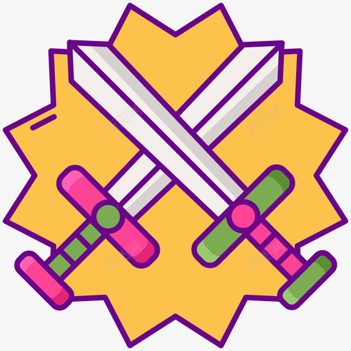 Pvp运动线性颜色图标svg_新图网 https://ixintu.com Pvp 线性 运动 颜色