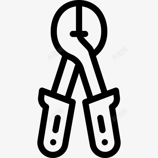 修剪剪园艺70直线型图标svg_新图网 https://ixintu.com 修剪剪 园艺70 直线型