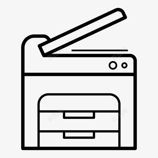 打印机一体机机器图标svg_新图网 https://ixintu.com 一体机 印刷 打印机 机器