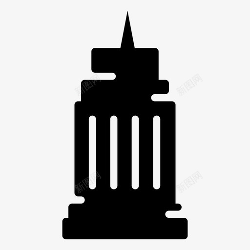 高层建筑城市建筑现代建筑图标svg_新图网 https://ixintu.com 图标 城市 天际 建筑 摩天大楼 现代 纪念碑 高层建筑
