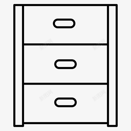 珠宝盒抽屉首饰盒图标svg_新图网 https://ixintu.com 化妆品美容8px 抽屉 珠宝盒 首饰盒