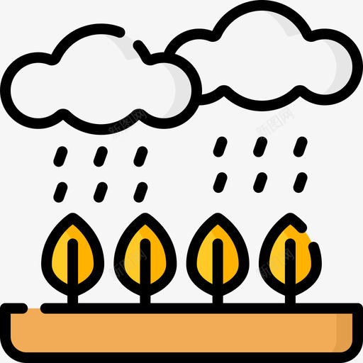 雨秋90线色图标svg_新图网 https://ixintu.com 线色