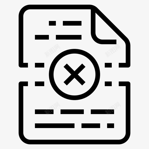错误文件和文件夹22大纲图标svg_新图网 https://ixintu.com 大纲 文件和文件夹22 错误