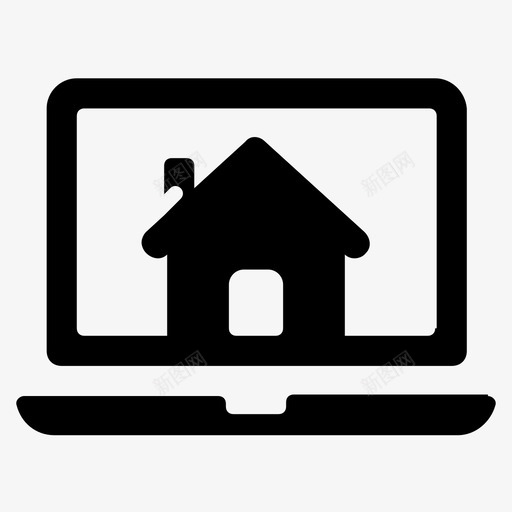 在线房地产房地产营销房地产网站图标svg_新图网 https://ixintu.com 在线房产 在线房地产 在线抵押贷款 房地产实体矢量图标集 房地产网站 房地产营销 笔记本电脑