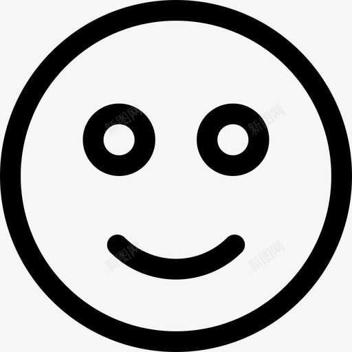 高兴情绪面子图标svg_新图网 https://ixintu.com 情绪 积极 面子 高兴