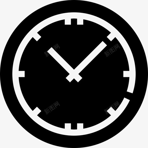 时钟业务要素2填充图标svg_新图网 https://ixintu.com 业务 填充 时钟 要素