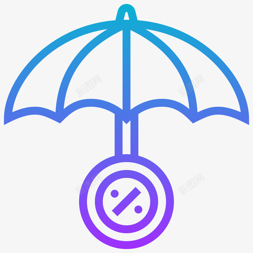 损失税收梯度图标svg_新图网 https://ixintu.com 损失 梯度 税收