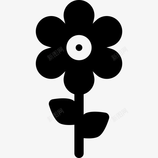 花可维持能量1填充图标svg_新图网 https://ixintu.com 可维持能量1 填充 花