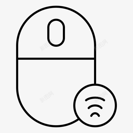 鼠标设备小工具图标svg_新图网 https://ixintu.com 小工 工具 电气设备 硬件 设备 鼠标