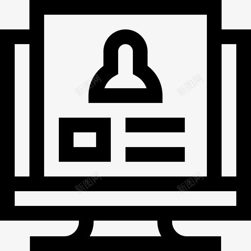 背景调查人力资源61直线型图标svg_新图网 https://ixintu.com 人力资源61 直线型 背景调查