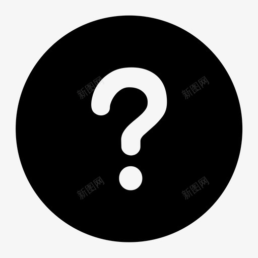 弹框_疑问svg_新图网 https://ixintu.com 弹框_疑问