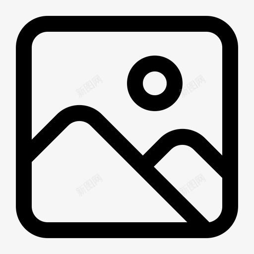 图像应用程序照片图标svg_新图网 https://ixintu.com 1卷 图像 图片 圆形 基本 应用程序 照片 用户界面