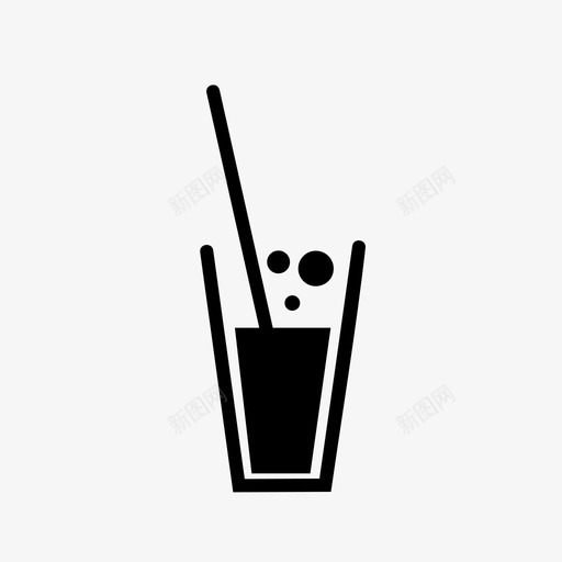 饮料玻璃杯冰块图标svg_新图网 https://ixintu.com 冰块 水 玻璃杯 苏打水 饮料