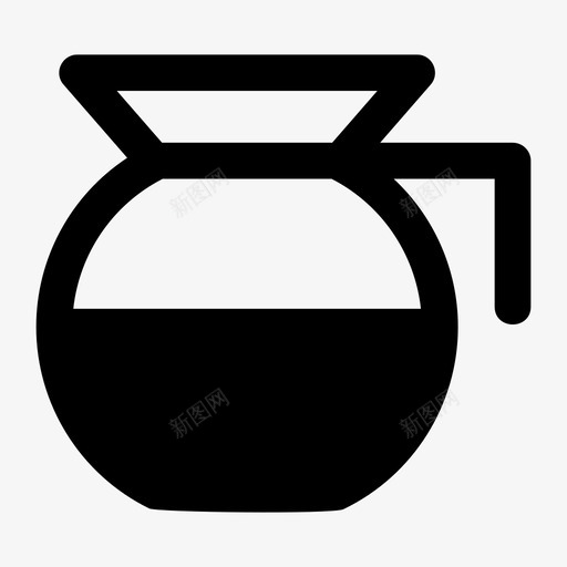 咖啡机饮料厨房图标svg_新图网 https://ixintu.com 厨房 咖啡机 饮料