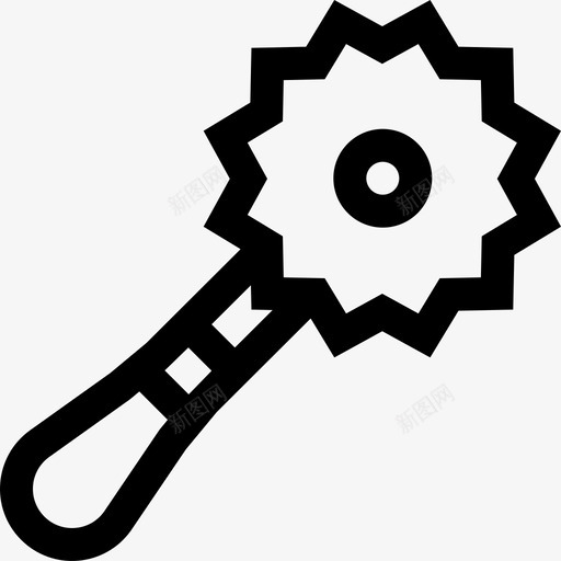 轮刀屠夫3直线型图标svg_新图网 https://ixintu.com 屠夫 直线 线型 轮刀