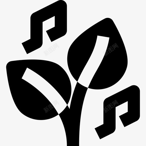 音乐替代医学34填充图标svg_新图网 https://ixintu.com 填充 替代医学34 音乐