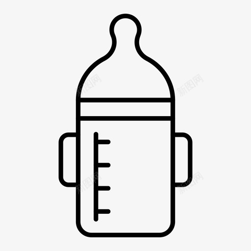 喂食器婴儿奶瓶儿童用品图标svg_新图网 https://ixintu.com 儿童用品 喂食 奶瓶 婴儿 牛奶 玩具 饮料