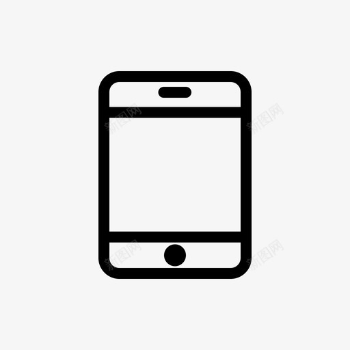ipad苹果设备图标svg_新图网 https://ixintu.com ipad 小工 工具 平板电脑 手机 智能 苹果 设备