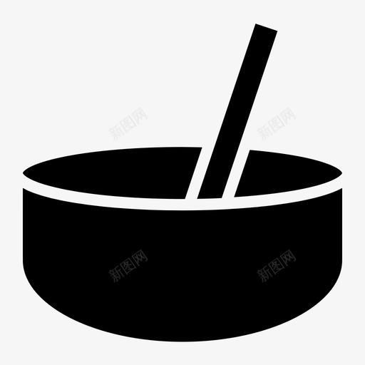 鸡尾酒椰子汁新鲜图标svg_新图网 https://ixintu.com 新鲜 椰子汁 水果 汤 热带 鸡尾酒
