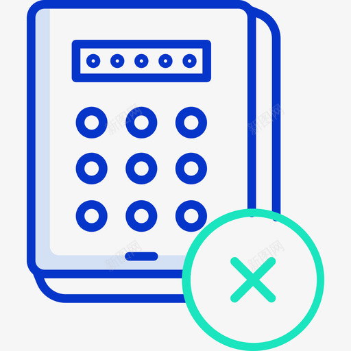 密码安全116轮廓颜色图标svg_新图网 https://ixintu.com 安全 密码 轮廓 颜色