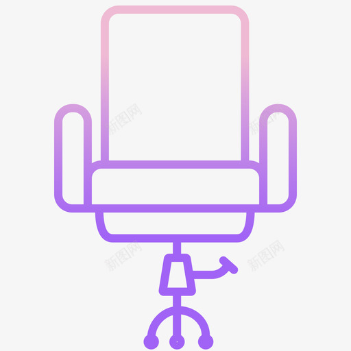 办公椅家具装饰2轮廓坡度图标svg_新图网 https://ixintu.com 办公椅 坡度 家具 装饰 轮廓
