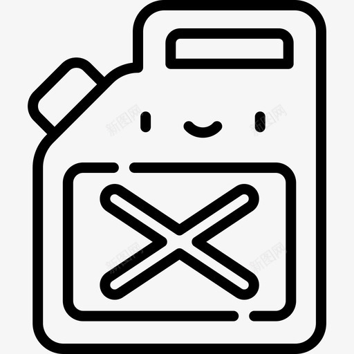 燃料核能11线性图标svg_新图网 https://ixintu.com 核能11 燃料 线性