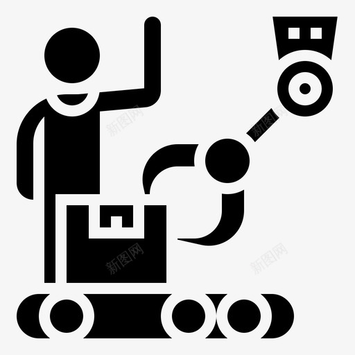 生产概念工业图标svg_新图网 https://ixintu.com 为特征 制造 工业 工艺 概念 消费者 生产 行为