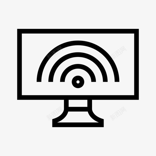 设备手机显示器图标svg_新图网 https://ixintu.com 屏幕 手机 显示器 液晶 液晶显示 网络 设备