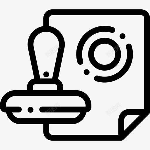 邮票146号办公室直线图标svg_新图网 https://ixintu.com 146号办公室 直线 邮票