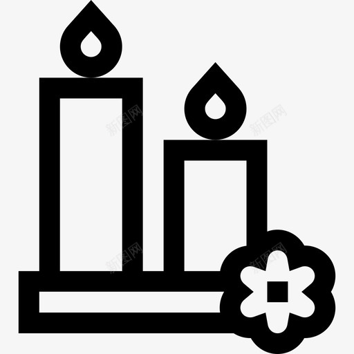蜡烛桑拿房22直管图标svg_新图网 https://ixintu.com 桑拿 直管 蜡烛