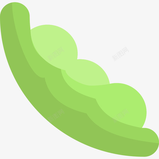 绿豆健康食品38扁豆图标svg_新图网 https://ixintu.com 健康食品 扁豆 绿豆