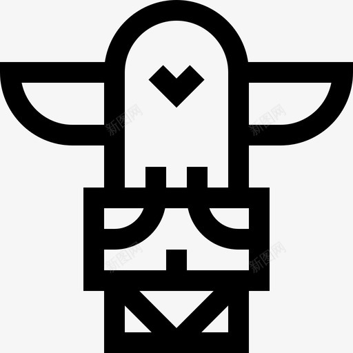 图腾印第安人2直系图标svg_新图网 https://ixintu.com 印第安人2 图腾 直系