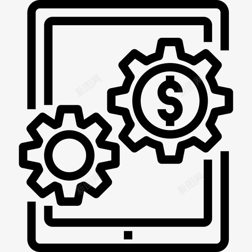 管理商业概念3线性图标svg_新图网 https://ixintu.com 商业 概念 管理 线性