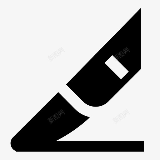 手术刀皮肤医疗保健字形图标svg_新图网 https://ixintu.com 医疗保健字形 手术刀 皮肤