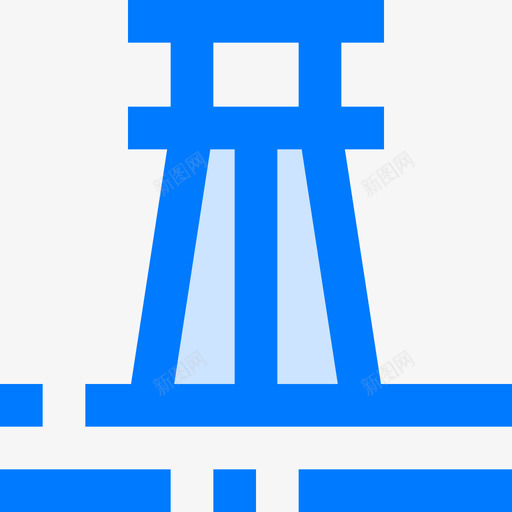 浮标潜水23蓝色图标svg_新图网 https://ixintu.com 浮标 潜水 蓝色