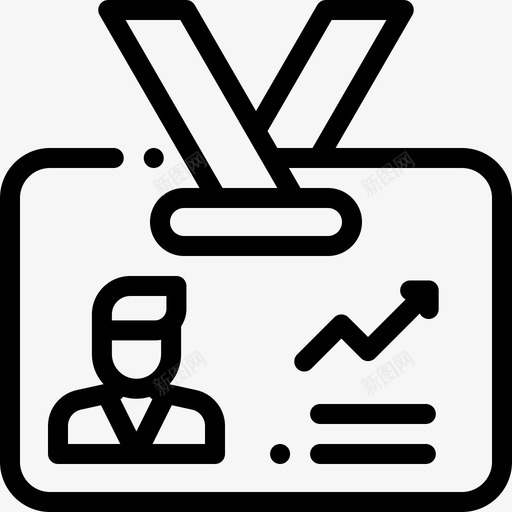 身份证职务晋升14直系图标svg_新图网 https://ixintu.com 直系 职务晋升14 身份证