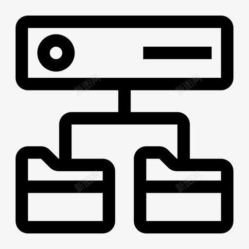 服务器目录文件共享图标svg_新图网 https://ixintu.com 数据库和服务器像素完善 文件共享 文件夹 服务器 目录 网络
