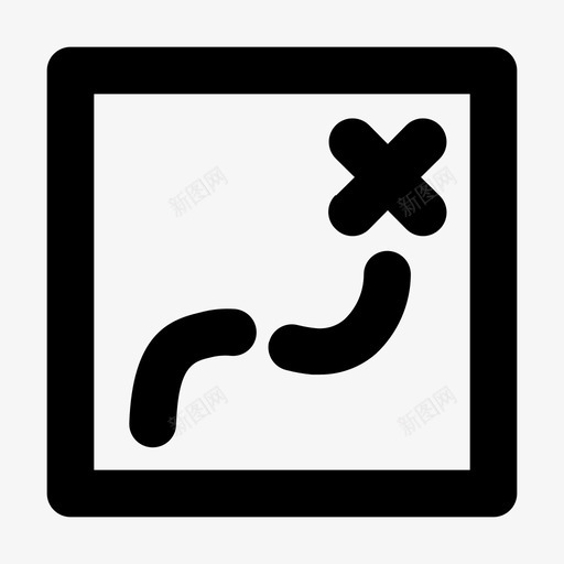 战略计划规划图标svg_新图网 https://ixintu.com 业务和管理线 战略 规划 解决方案 计划