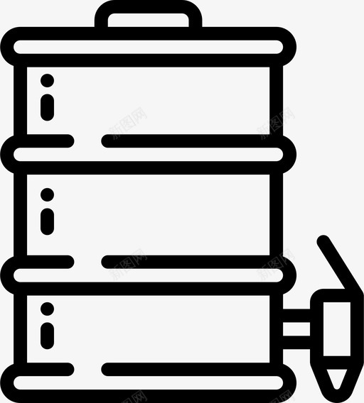 直式啤酒桶蒸馏和酿造图标svg_新图网 https://ixintu.com 啤酒 直式 蒸馏 酒桶 酿造