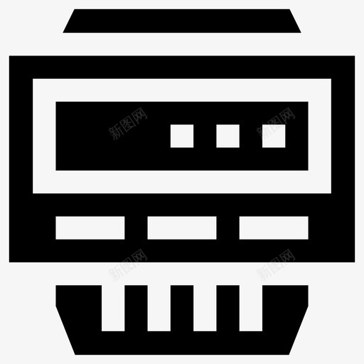 电表建筑和工具电力图标svg_新图网 https://ixintu.com 工具 建筑 电力 电表