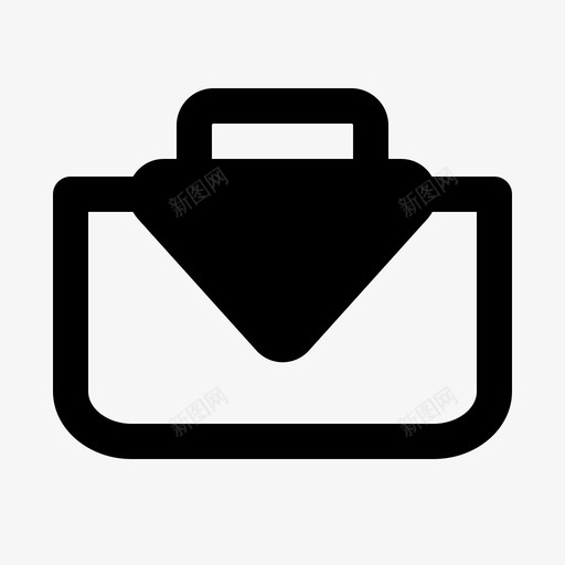 包背包购物图标svg_新图网 https://ixintu.com 包 包型号v2字形 背包 购物 钱包