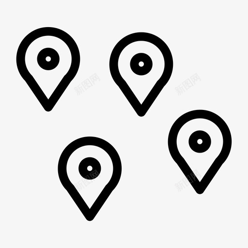 地点地区地图图标svg_新图网 https://ixintu.com 位置 地区 地图 地点 购买墨水