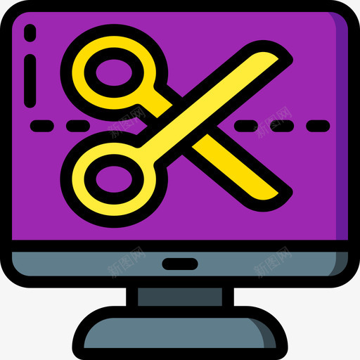 切割切割1线颜色图标svg_新图网 https://ixintu.com 切割 切割1 线颜色
