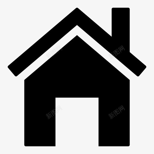 主页后台房产图标svg_新图网 https://ixintu.com 主页 后台 商店和销售 房产 房子