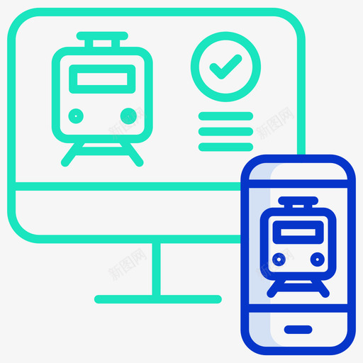 App行程259线性颜色图标svg_新图网 https://ixintu.com App 线性颜色 行程259
