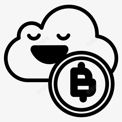 比特币商业金融8直系图标svg_新图网 https://ixintu.com 商业 比特 直系 金融