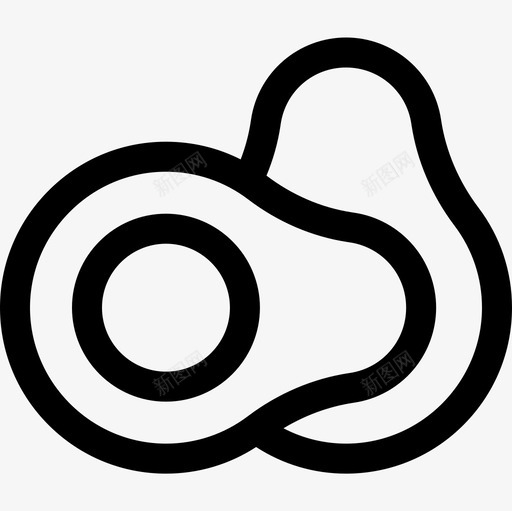 鳄梨墨西哥31直纹图标svg_新图网 https://ixintu.com 墨西哥31 直纹 鳄梨
