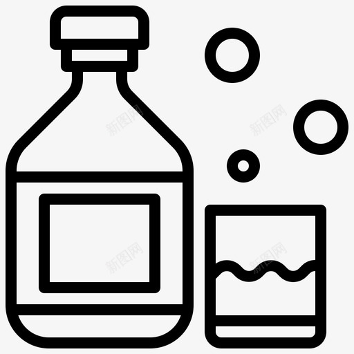 白兰地酒精酒精饮料图标svg_新图网 https://ixintu.com 白兰地 酒吧 酒精 饮料