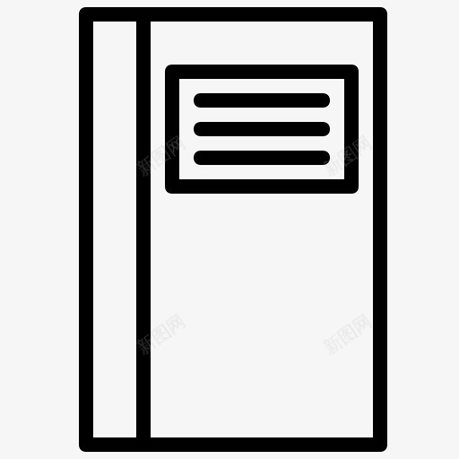 笔记本学校学生图标svg_新图网 https://ixintu.com 学校 学生 教育 笔记本